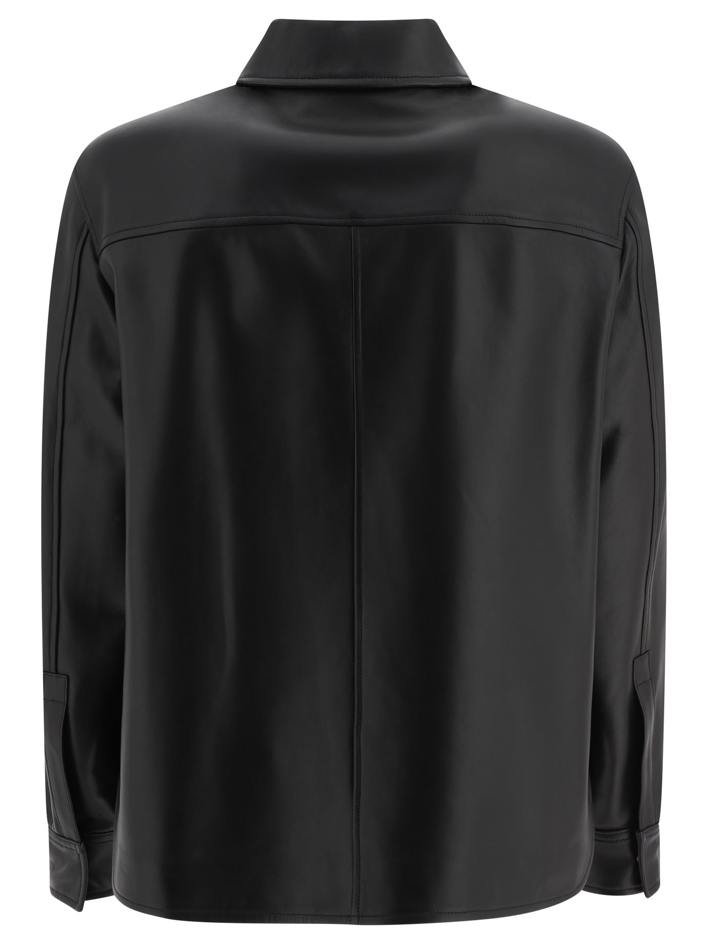 LOEWE Black   Overshirt in nappa lambskin